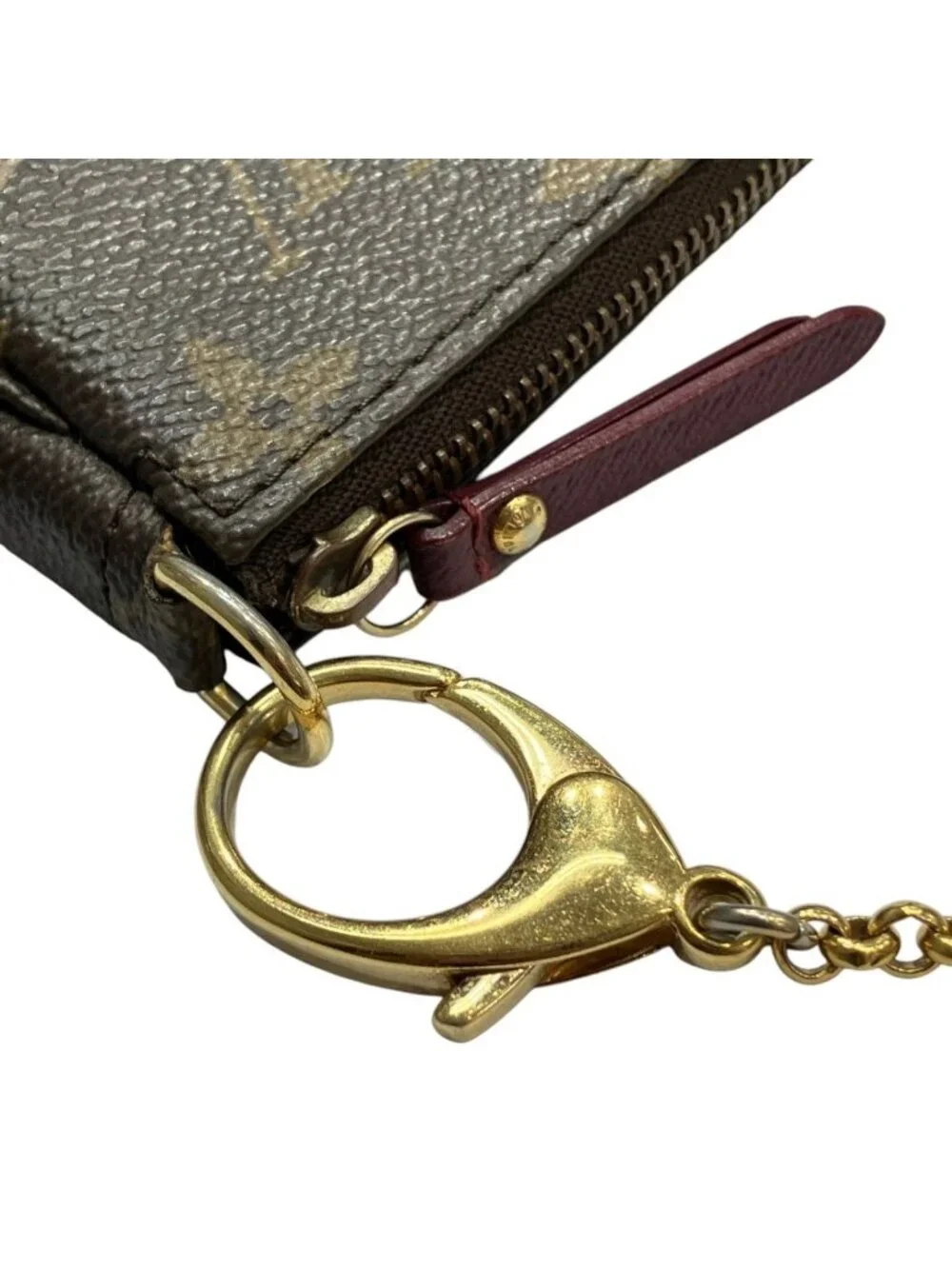 Louis Vuitton Mini Pochette Soir Monogram Canvas Pouch